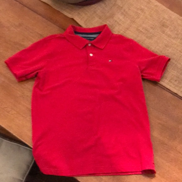 red baby polo shirt